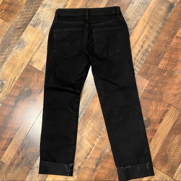 FREE PEOPLE High Rise Black Roller Crop Jeans - Picture 5 of 6